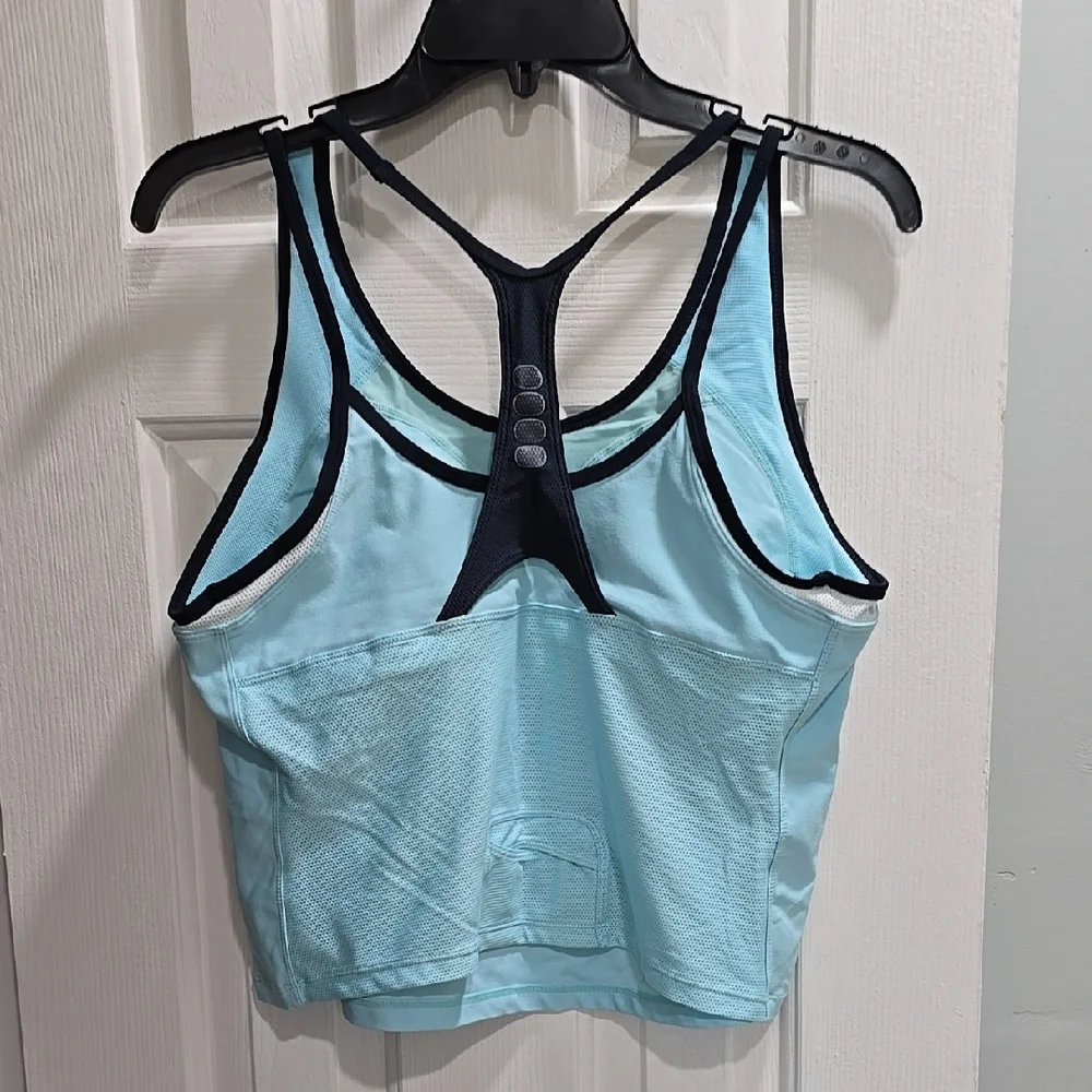 Nike Light Blue Workout Tank Woman's Size XL - Picture 3 of 9